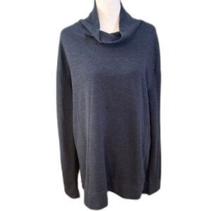 James Perse Navy Mock Neck Sweatshirt Size 3 (L)